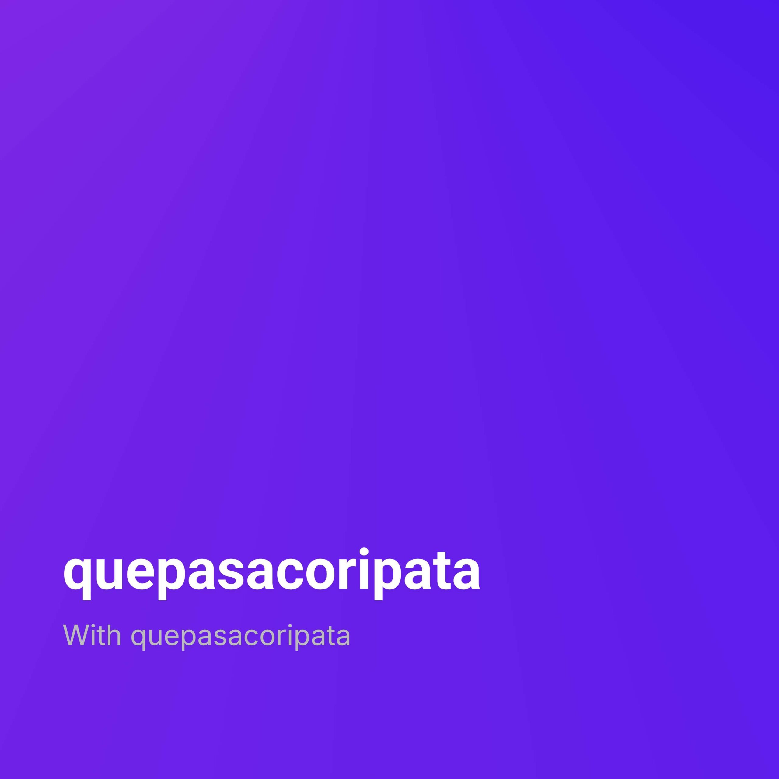 quepasacoripata podcast artwork